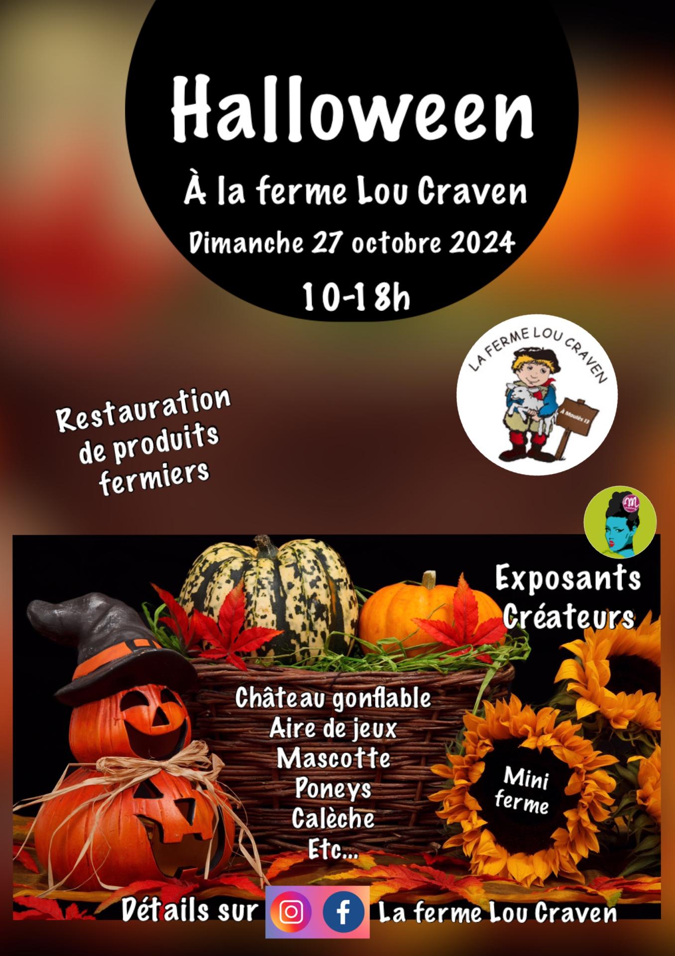 Halloween le dimanche 27 octobre 2024