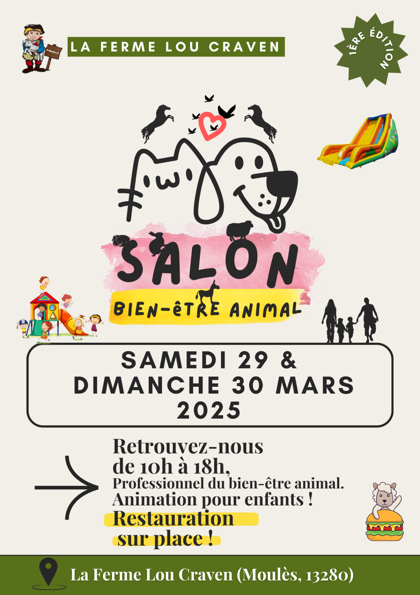 Salon Bien-être Animal le 29 & 30 Mars 2025.